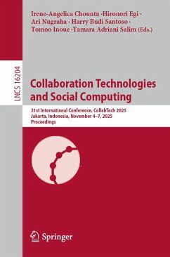 Collaboration Technologies and Social Computing (eBook, PDF) Collaboration Technologies and Social Computing (eBook, PDF)