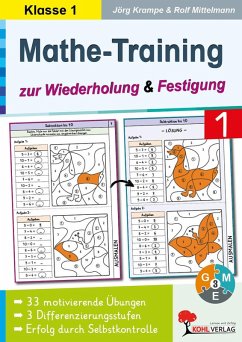 Cover Mathe-Training zur Wiederholung und Festigung / Klasse 1 (eBook, PDF)