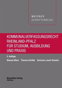 Cover Kommunalverfassungsrecht Rheinland-Pfalz für Studium, Ausbildung und Praxis (eBook, ePUB)