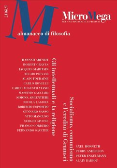 Cover Micromega: 1/2017 Almanacco di filosofia (eBook, ePUB)