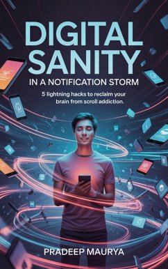 Digital Sanity in a Notification Storm: 5 Lightning Hacks to Reclaim Your Brain from Scroll Addiction (eBook, ePUB) - Maurya, Pradeep