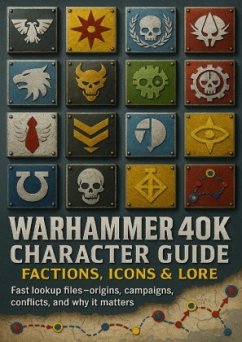Cover Warhammer 40K Character Guide: Factions, Icons & Lore