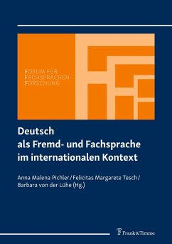 Deutsch als Fremd- und Fachsprache im internationalen Kontext Deutsch als Fremd- und Fachsprache im internationalen Kontext