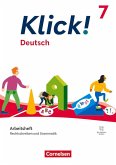 Klick! Deutsch 7. Schuljahr - Ausgabe ab 2024 - Rechtschreiben und Grammatik - Arbeitsheft mit Lösungen und digitalen Medien