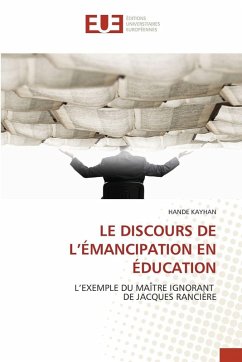 Cover LE DISCOURS DE L'ÉMANCIPATION EN ÉDUCATION