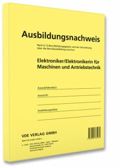 Cover Ausbildungsnachweis Elektroniker/Elektronikerin für Maschinen und Antriebstechnik