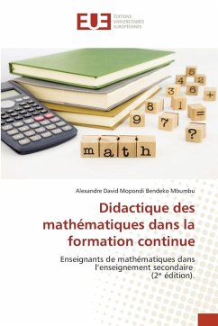 Cover Didactique des mathématiques dans la formation continue