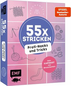 Cover 55 x stricken - Profi-Hacks und Tricks   Dein Kartenset von @maschenfein