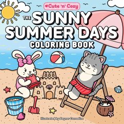 Cover The Sunny Summer Days Coloring Book