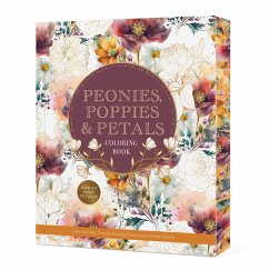 Cover Peonies, Poppies & Petals Coloring Book