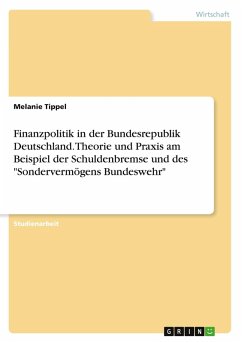 Cover Finanzpolitik in der Bundesrepublik Deutschland. Theorie und Praxis am Beispiel der Schuldenbremse und des 