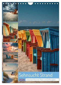 Sehnsucht Strand (Wandkalender 2026 DIN A4 hoch), CALVENDO Monatskalender Sehnsucht Strand (Wandkalender 2026 DIN A4 hoch), CALVENDO Monatskalender