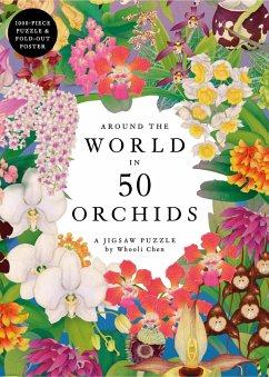 Cover Around the World in 50 Orchids