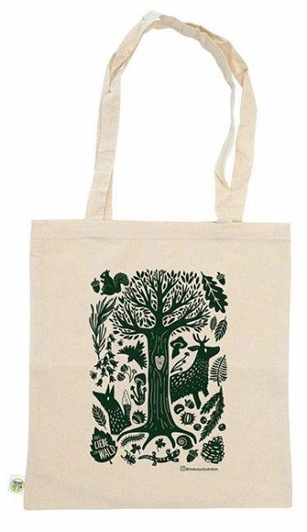 Bio-Baumwolltasche Aus Liebe zum Wald