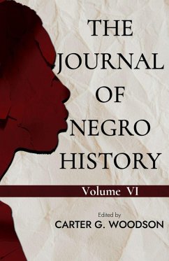 Cover The Journal of Negro History, Vol. VI.