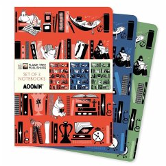 Cover Moomin Bookshelves Set of 3 Standard Notebooks