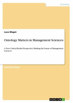 Cover Ontology Matters in Management Sciences