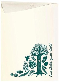 Cover Geschirrtuch Baum - Aus Liebe zum Wald