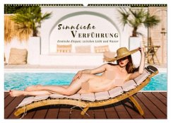 Cover Sinnliche Verführung - Erotische Eleganz zwischen Licht und Wasser (Wandkalender 2026 DIN A2 quer), CALVENDO Monatskalender