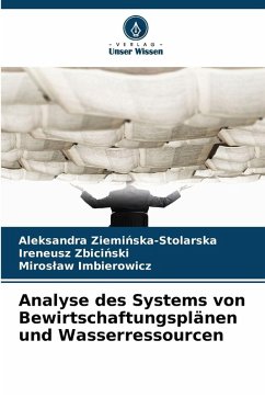 Cover Analyse des Systems von Bewirtschaftungsplänen und Wasserressourcen