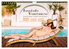 Cover Sinnliche Verführung - Erotische Eleganz zwischen Licht und Wasser (Wandkalender 2026 DIN A4 quer), CALVENDO Monatskalender