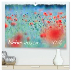 Mohnwiesen (hochwertiger Premium Wandkalender 2026 DIN A2 quer), Kunstdruck in Hochglanz