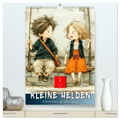Kleine Helden kommen groß raus (hochwertiger Premium Wandkalender 2026 DIN A2 hoch), Kunstdruck in Hochglanz