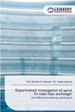 Experimental investigation of spiral fin tube heat exchanger - Katkade, Prof. Santosh D.;Agrawal, Dr. Yogesh