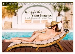 Cover Sinnliche Verführung - Erotische Eleganz zwischen Licht und Wasser (Tischkalender 2026 DIN A5 quer), CALVENDO Monatskalender