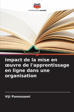 Cover Impact de la mise en ¿uvre de l'apprentissage en ligne dans une organisation