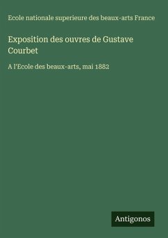 Cover Exposition des ouvres de Gustave Courbet