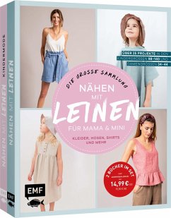 Cover Nähen mit Leinen für Mama und Mini - die große Sammlung mit über 25 Projekten