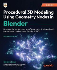 Cover Procedural 3D Modeling Using Geometry Nodes in Blender - Second Edition