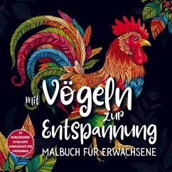 Cover Mit Vögeln zur Entspannung - Malbuch für Erwachsene