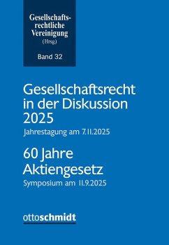 Cover Gesellschaftsrecht in der Diskussion 2025