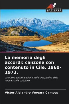 Cover La memoria degli accordi: canzone con contenuto in Cile. 1960-1973.