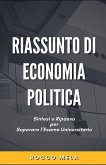 Riassunto di Economia Politica