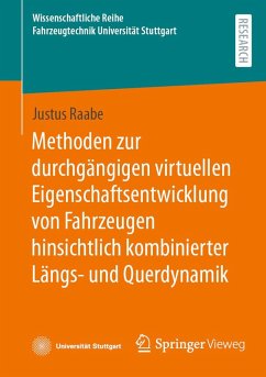 Cover Methoden zur durchgängigen virtuellen Eigenschaftsentwicklung von Fahrzeugen hinsichtlich kombinierter Längs- und Querdynamik (eBook, PDF)