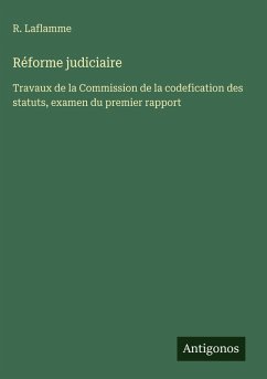 Cover Réforme judiciaire