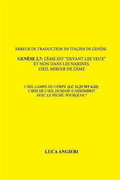 Cover Erreur de traduction en italien de Genèse 2,7