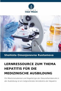 Cover LERNRESSOURCE ZUM THEMA HEPATITIS FÜR DIE MEDIZINISCHE AUSBILDUNG