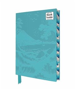 Cover Hiroshige: Sea at Satta Artisan Art Blank Notebook (Flame Tree Journals)