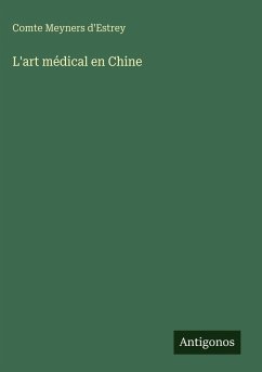 Cover L'art médical en Chine