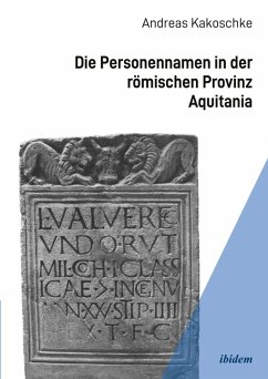 Cover Die Personennamen in der römischen Provinz Aquitania