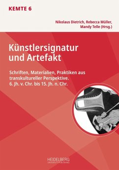 Cover Künstlersignatur und Artefakt