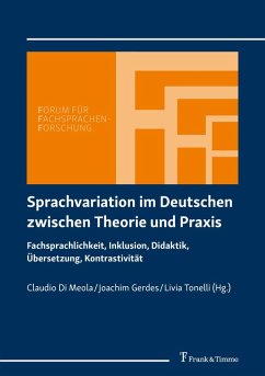 Cover Sprachvariation im Deutschen zwischen Theorie und Praxis (eBook, PDF)