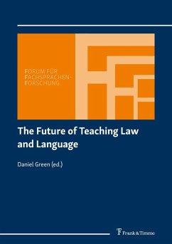 The Future of Teaching Law and Language (eBook, PDF)