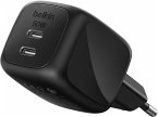 Belkin Ladegerät Dual USB-C 50W PD + PPS ,schwarz WCH019kqBK
