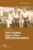 Robert Siodmak, Edgar G. Ulmer: MENSCHEN AM SONNTAG (eBook, PDF)