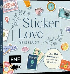 Cover Sticker Love: Reiselust - Über 300 Etiketten und Aufkleber mit beschreibbarer Oberfläche
